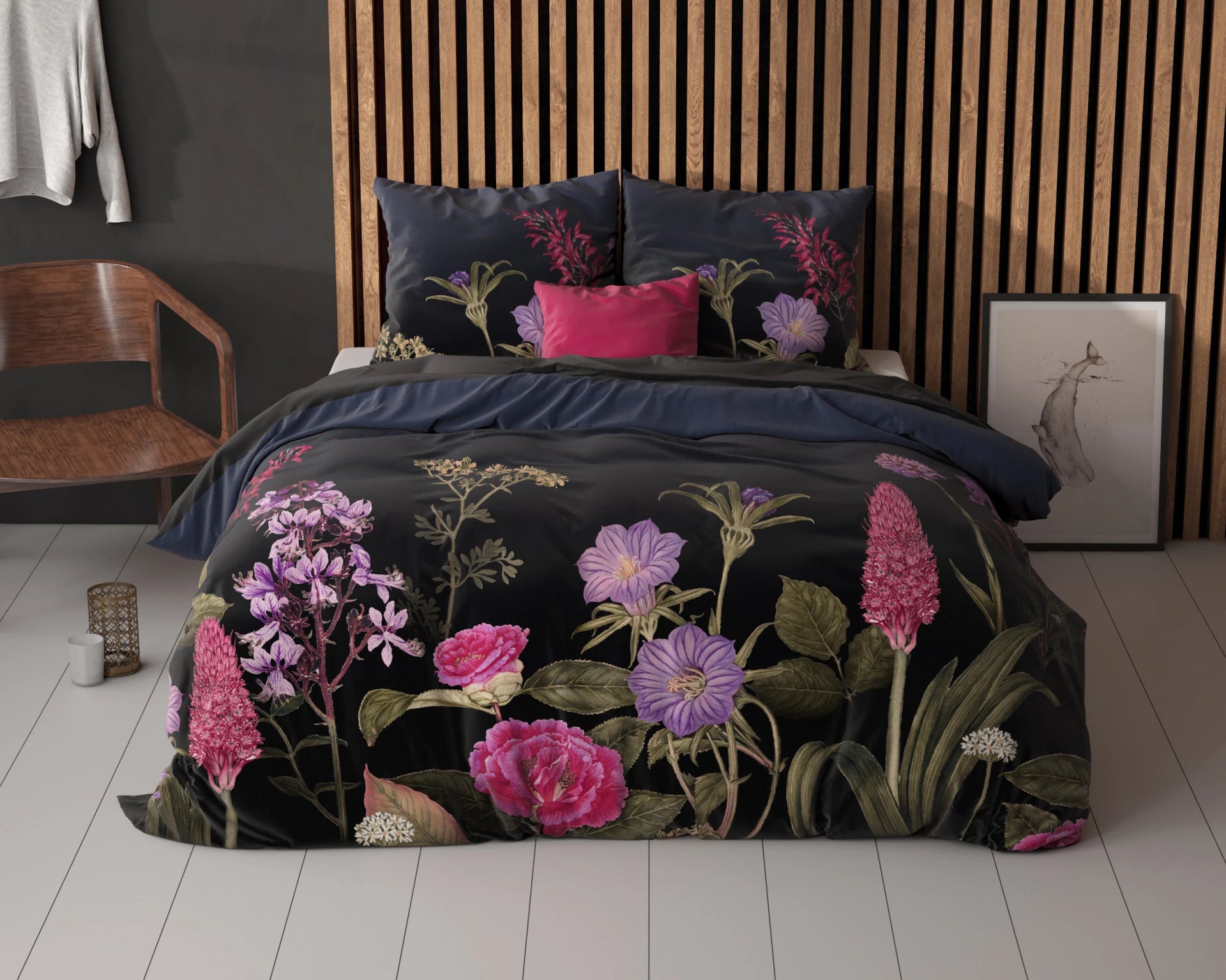 Sleeptime dekbedovertrek Feline - bloemen - microvezel