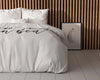Sleeptime dekbedovertrek Namastay - Wit - Microvezel - 1-persoons (140x220 + 60x70cm)
