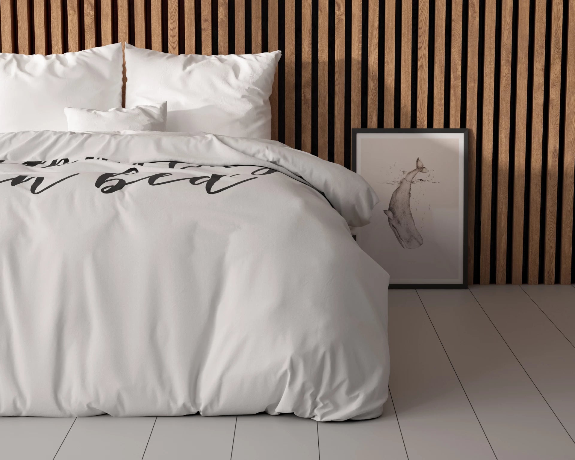 Sleeptime dekbedovertrek Namastay - Wit - Microvezel - 1-persoons (140x220 + 60x70cm)