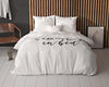 Sleeptime dekbedovertrek Namastay - Wit - Microvezel - 1-persoons (140x220 + 60x70cm)