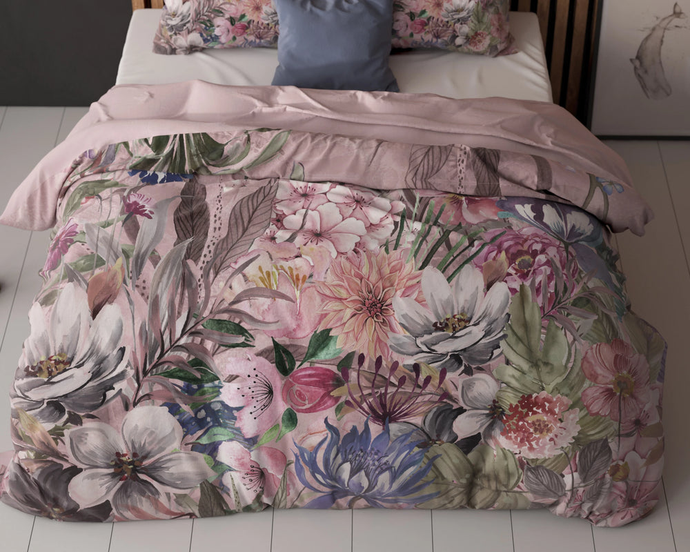 Sleeptime dekbedovertrek Tess - microvezel - 2-persoons (200x220 + 2st 60x70 cm)