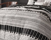Sleeptime dekbedovertrek Artic Stripe - wit zwart - polykatoen - Lits-jumeaux (240x220 + 2st 60x70 cm)