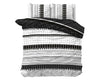 Sleeptime dekbedovertrek Artic Stripe - wit zwart - polykatoen - Lits-jumeaux (240x220 + 2st 60x70 cm)