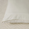 Teddy dekbedovertrek onderkant microvezel - Chevron - crème -  1-persoons