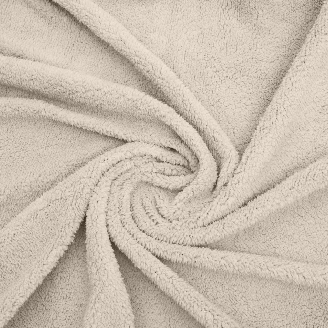 Hoeslaken Teddy fleece - off-white