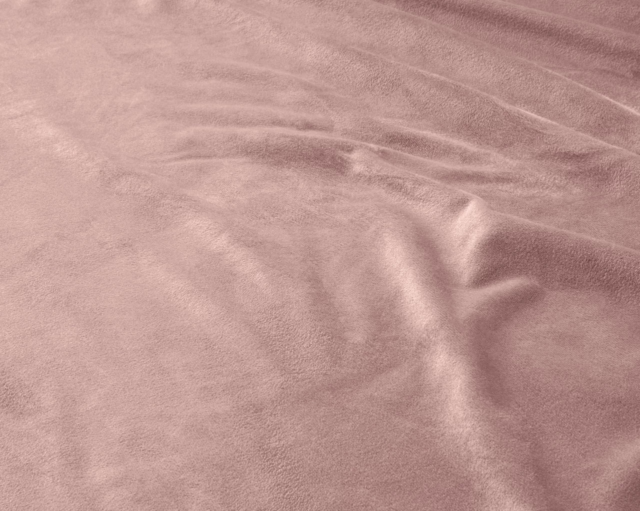 Velvet hoeslaken - oud roze