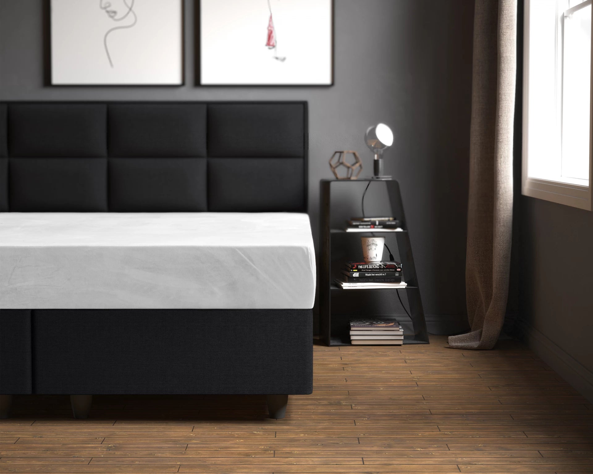 Velvet hoeslaken - 140x200 cm