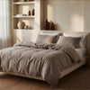 Dreamhouse dekbedovertrek Stone Washed Katoen - Taupe