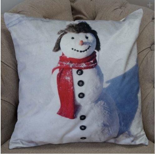 Sierkussenhoes Sneeuwpop - 43 x 43 cm