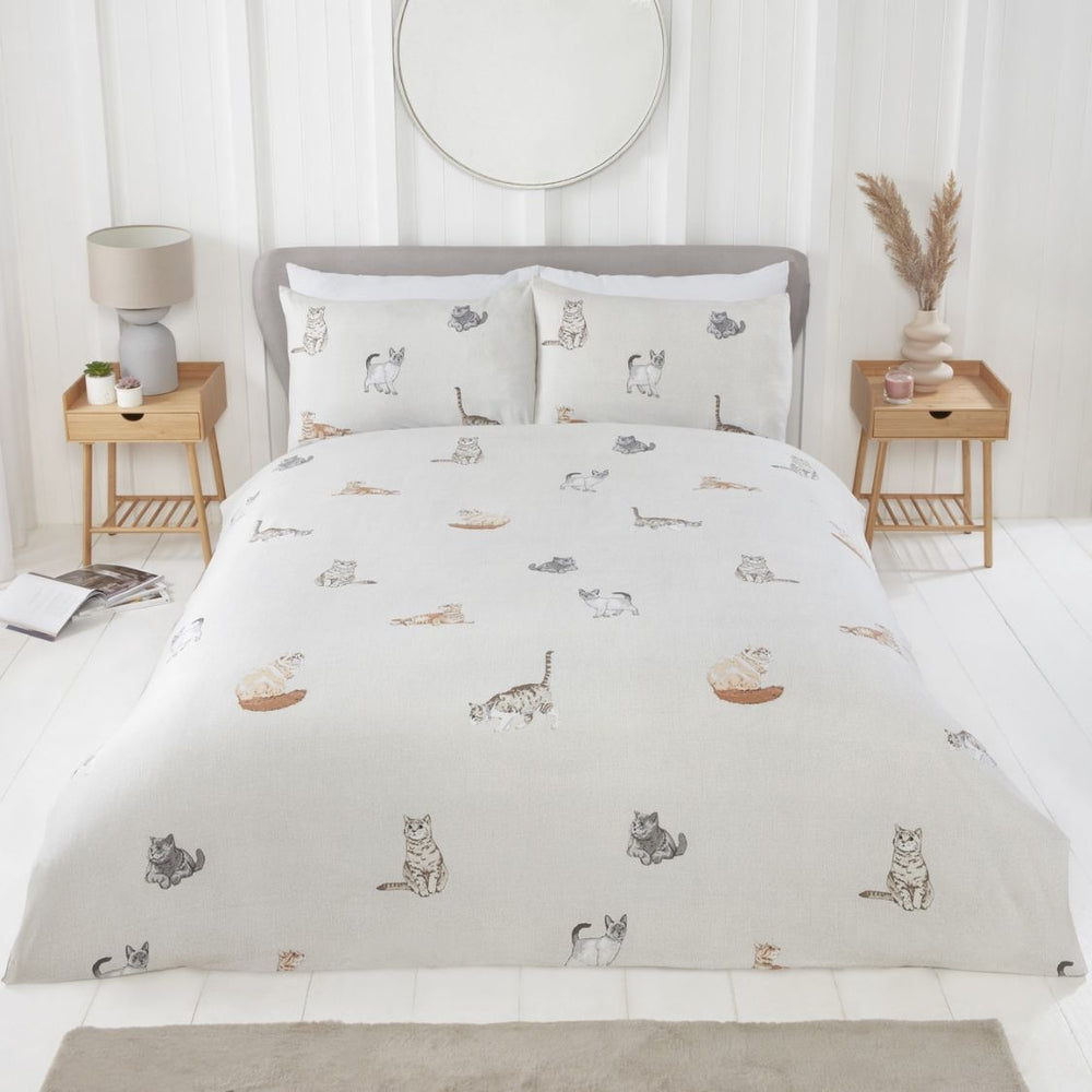 Dekbedovertrek voor tweepersoonsbed 260 x 240 cm, 3D, beddengoedset voor schattige katten, 3-delig, inclusief 1 dekbedovertrek en 2 kussenslopen 50 x 75 cm (B, 200x200cm Dekbedovertrek voor tweepersoonsbed 260 x 240 cm, 3D, beddengoedset voor schattige katten, 3-delig, inclusief 1 dekbedovertrek en 2 kussenslopen 50 x 75 cm (B, 200x200cm