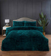 Rabbit Faux Fur dekbedovertrek - groen - 2-persoons