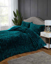 Rabbit Faux Fur dekbedovertrek - groen - 2-persoons