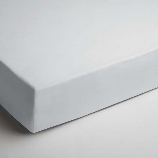Boxspring hoeslaken - jersey -  blauw grijs - hoekhoogte 40 cm