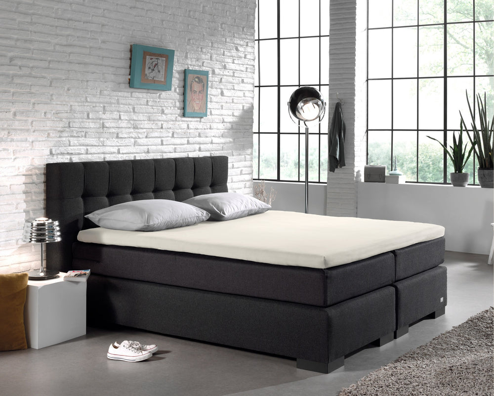 Splittopper hoeslaken - katoen - crème