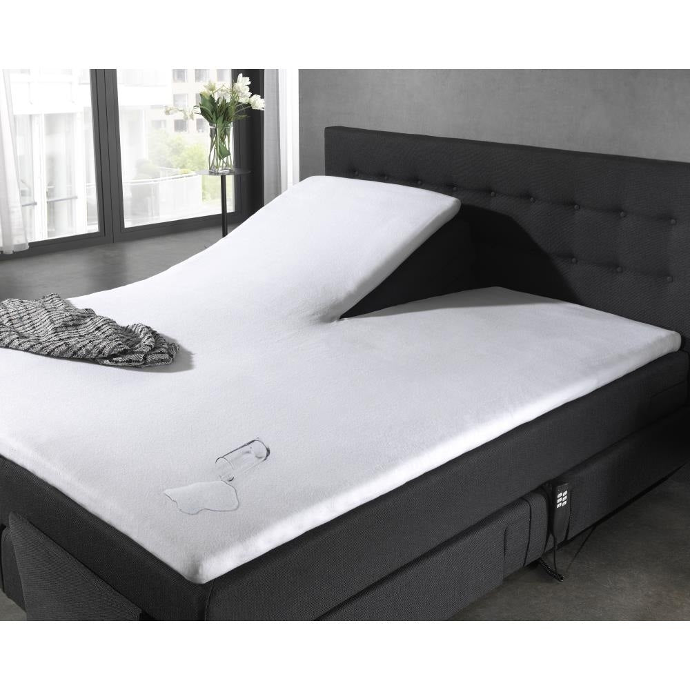 Splittopper waterdichte molton matrasbeschermer