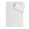 Sprei Wave - wit - micropercal - 260x250 cm - Incl. 2 Kussenslopen