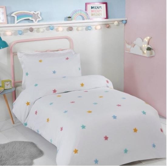 Dekbedovertrek Stars - Microvezel - 1-persoons (135x200 + 50x75 cm)