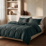 Dreamhouse dekbedovertrek Stone Washed Katoen - Groen