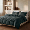 Dreamhouse dekbedovertrek Stone Washed Katoen - Groen