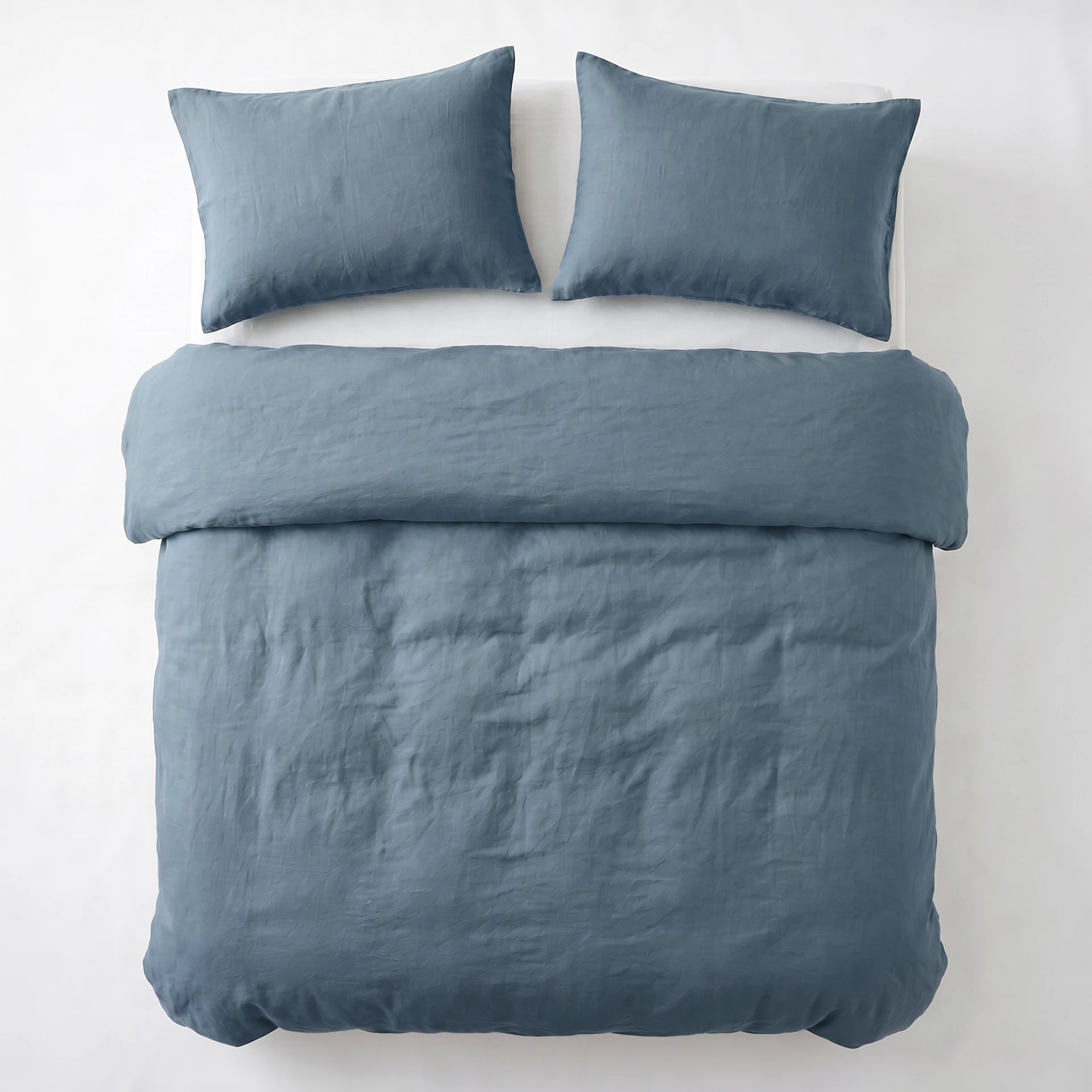 Dreamhouse dekbedovertrek Stone Washed Katoen - Blauw
