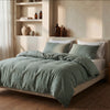 Dreamhouse dekbedovertrek Stone Washed Katoen - Groen