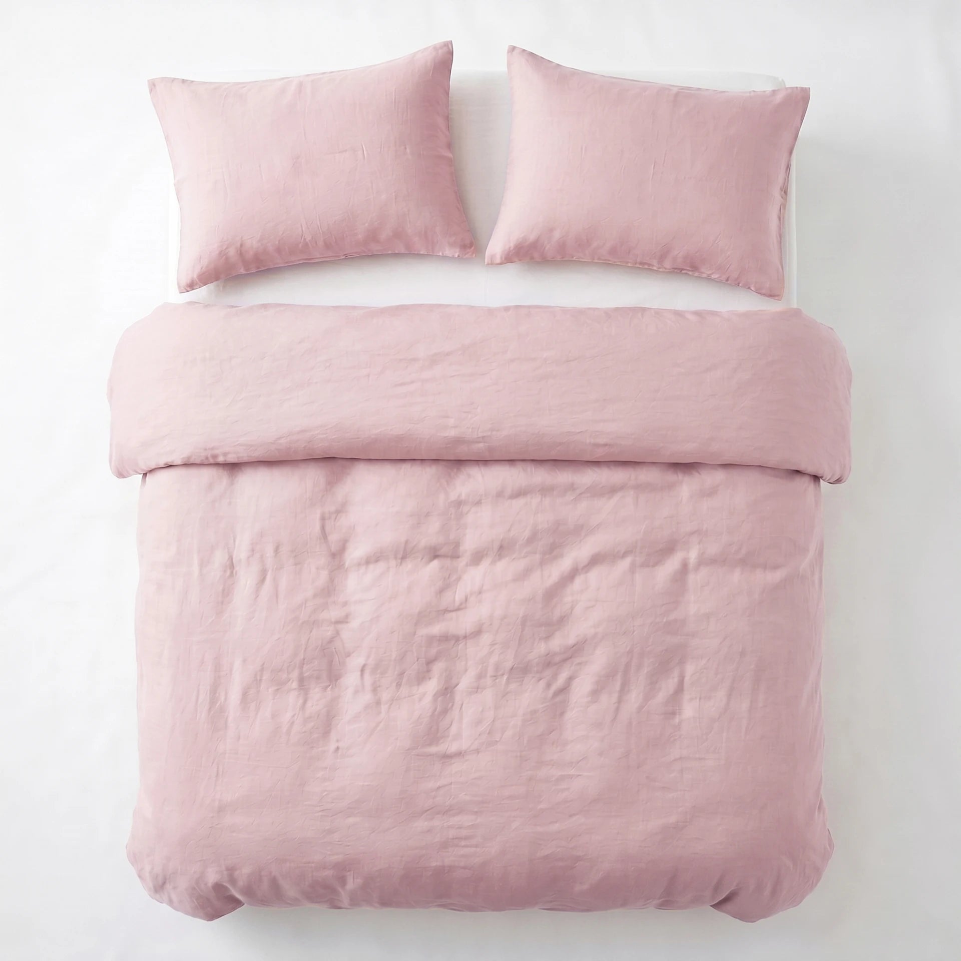 Dreamhouse dekbedovertrek Stone Washed Katoen - Roze