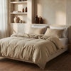 Dreamhouse dekbedovertrek Stone Washed Katoen - Zand