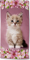 Strandlaken Kitten - handdoek 75x150 cm