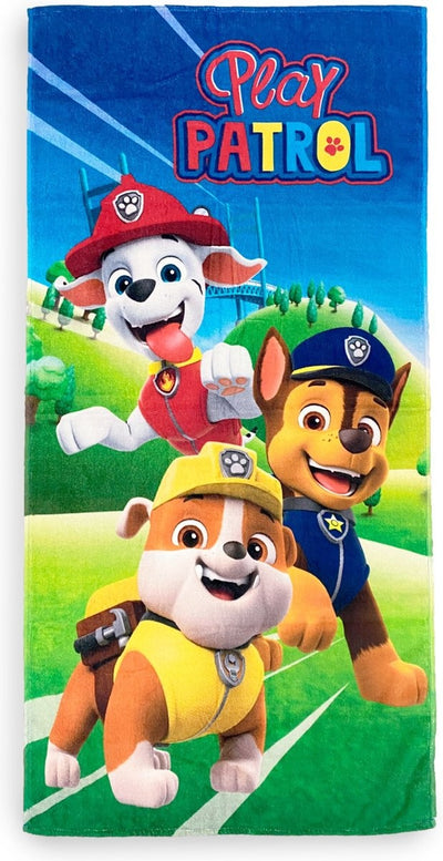 Paw Patrol strandlaken Play Patrol - katoen - handdoek 70x140 cm
