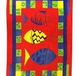 Strandlaken Zeedieren - katoen - handdoek 70x144cm