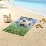 Strandlaken Soccer - handdoek 75x150 cm
