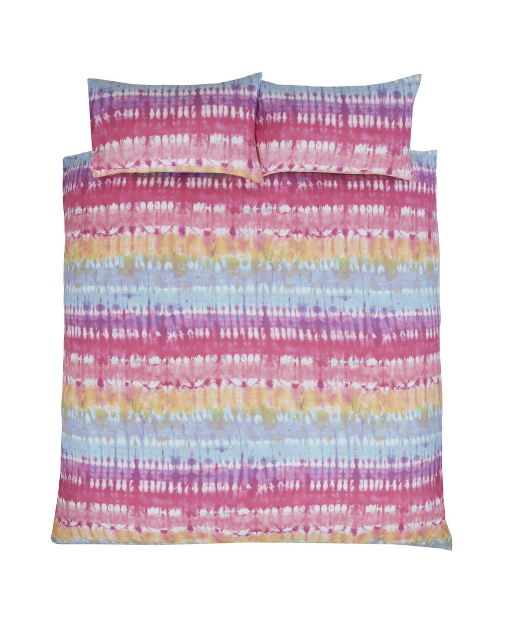 Polykatoen dekbedovertrek Tie Dye  - 1-persoons (135x200 + 50x75cm)