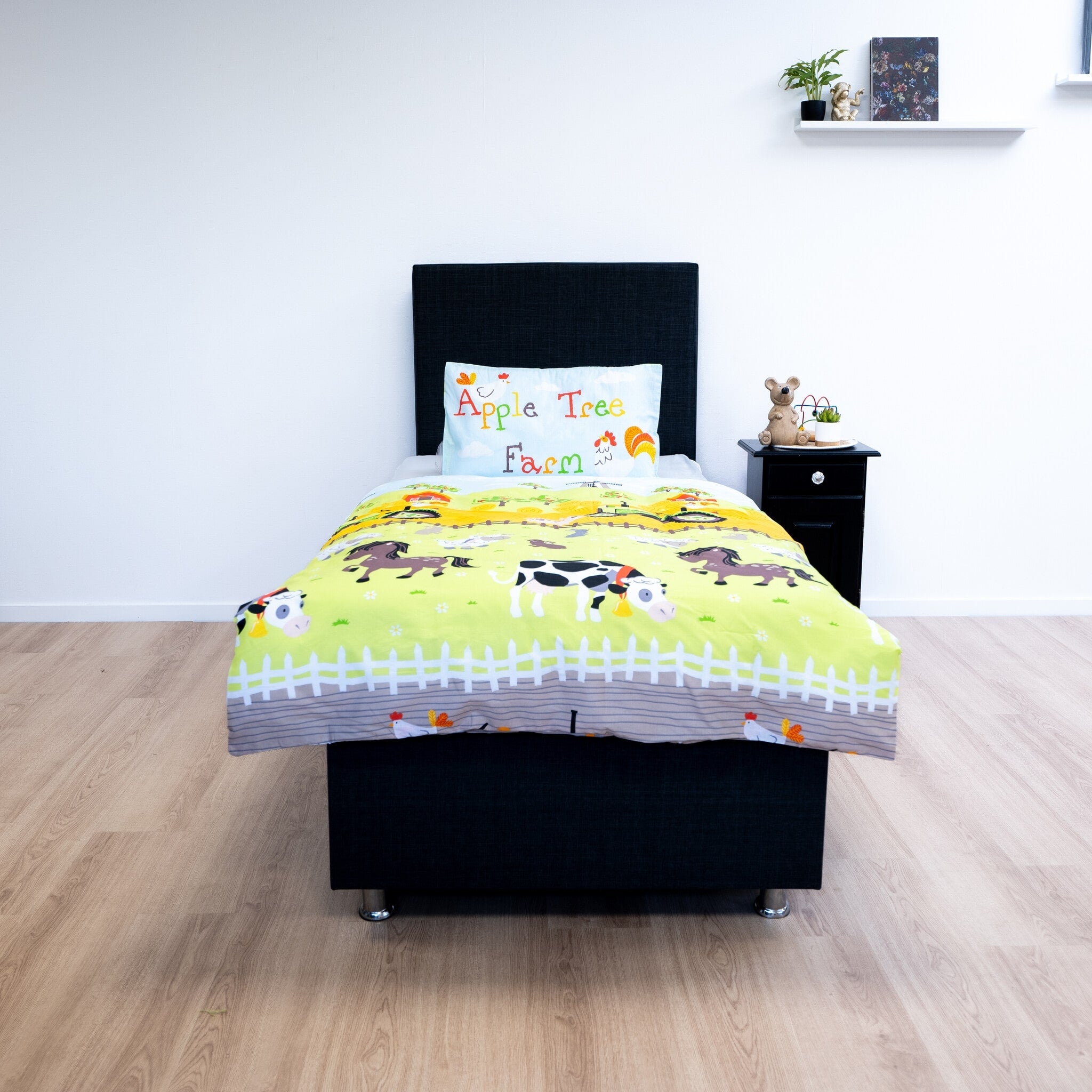 Peuter dekbedovertrek Boerderij - polykatoen - 120x150 + 40x60 cm