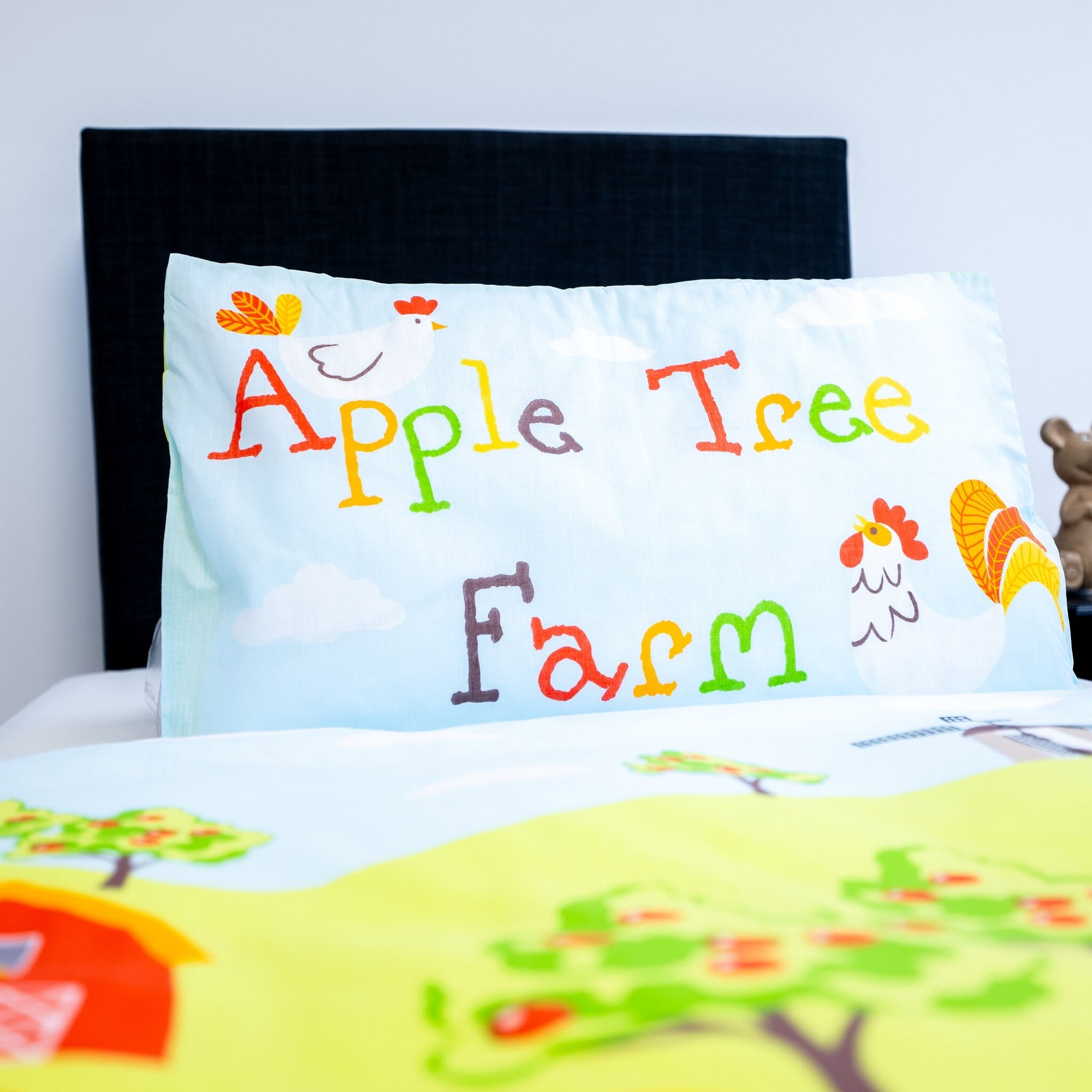 Peuter dekbedovertrek Boerderij - polykatoen - 120x150 + 40x60 cm