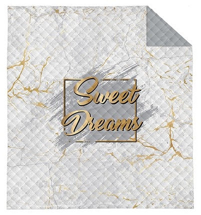 Bedsprei Sweet Dreams marmer look 220x240 cm