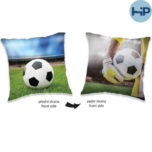 Voetbal sierkussen - 40x40 cm