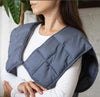 Verzwaard neckwrap - antraciet