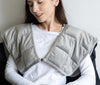 Verzwaard neckwrap - minky fleece antraciet