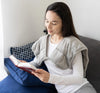 Verzwaard neckwrap - minky fleece antraciet