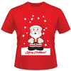 Kerst T-shirt Kerstman - Medium