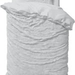 Teddy dekbedovertrek onderkant microvezel - grijs