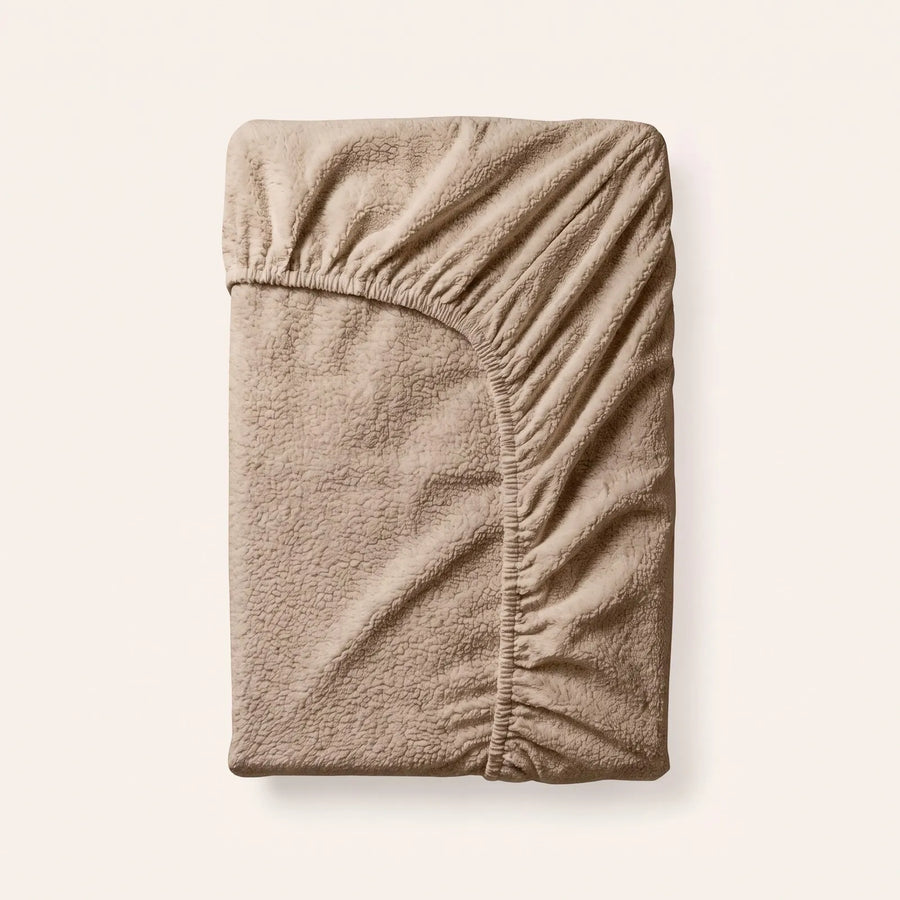 Over dit teddy fleece hoeslaken