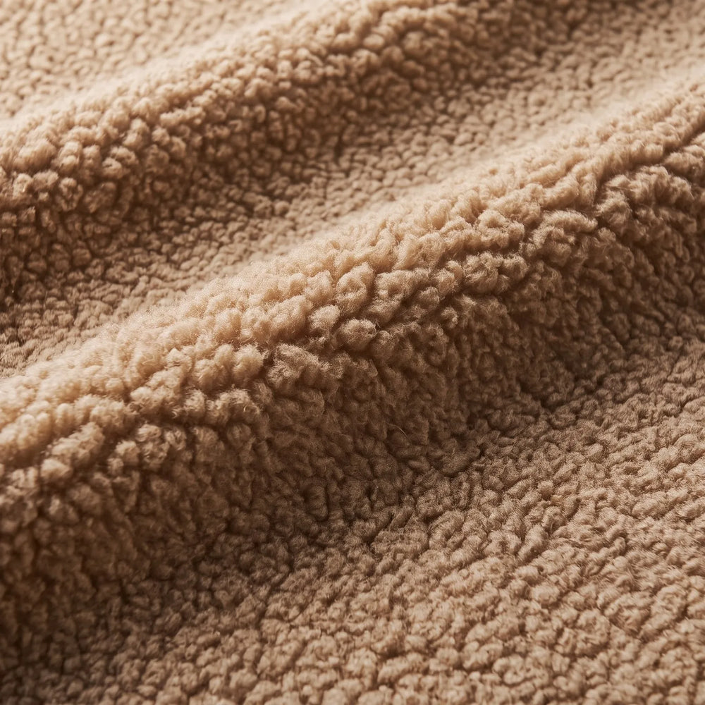 Zydante teddy hoeslaken beige