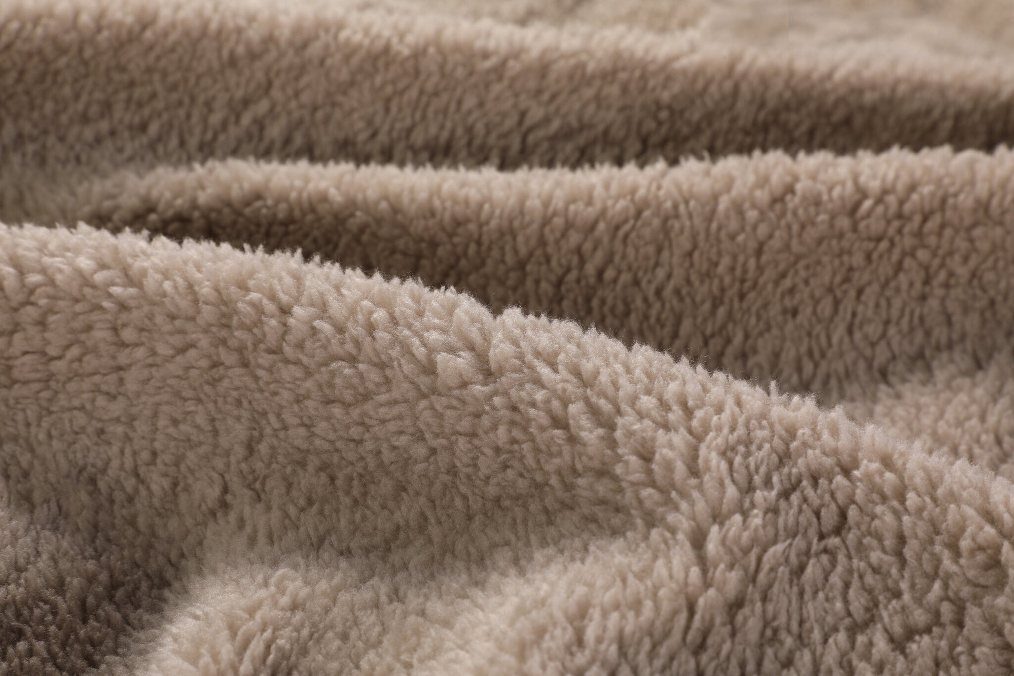 Teddy dekbedovertrek onderkant microvezel - zand - lits-jumeaux (240x220 + 2st. 60x70 cm)