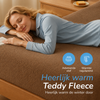 Teddy fleece hoeslaken - mink