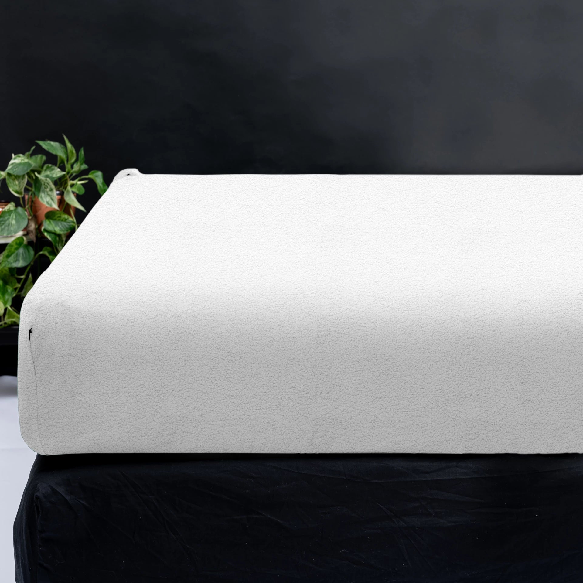 Sleeptime Teddy hoeslaken Wit - 180x200 cm