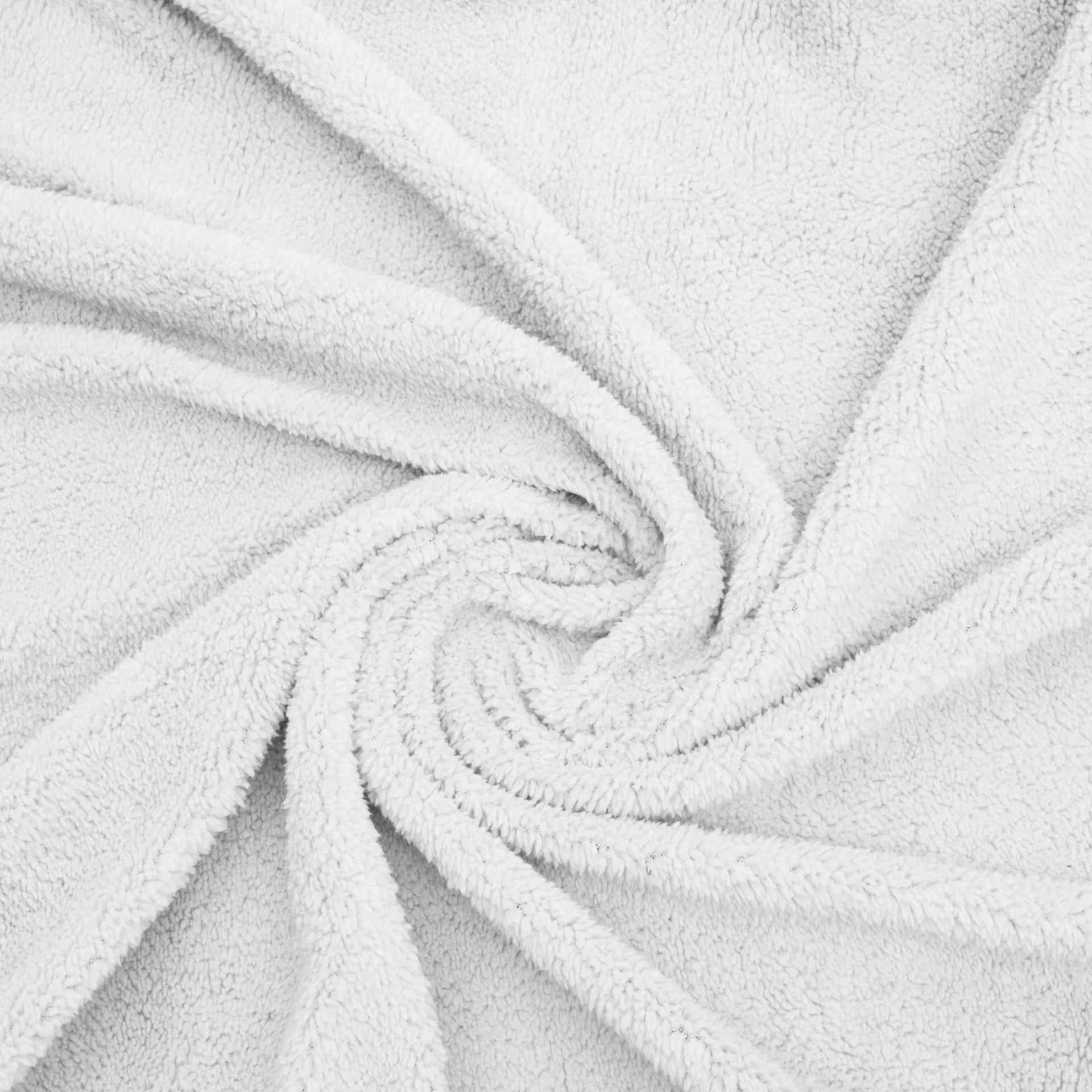 Sleeptime Teddy hoeslaken Wit - 180x200 cm