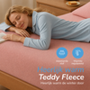 Teddy fleece hoeslaken - roze