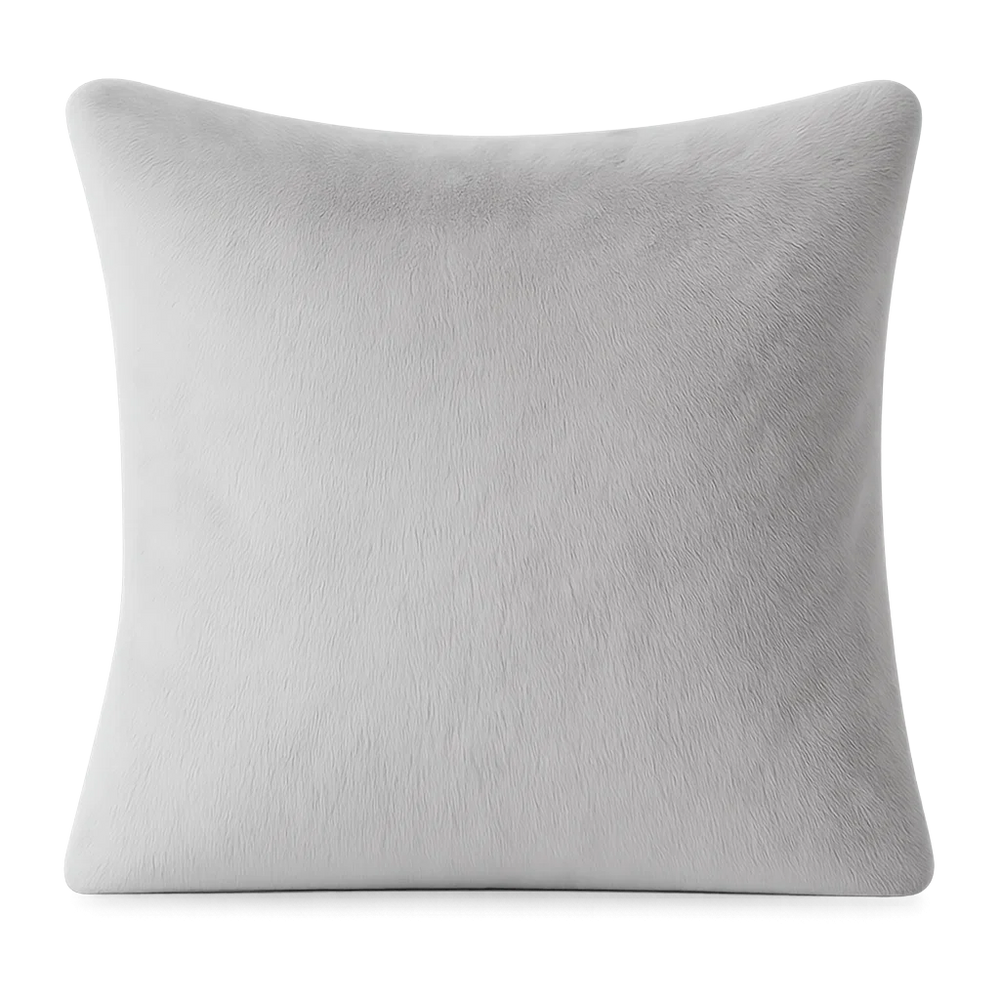 Teddy fleece kussensloop 60x70 cm - Grijs - Per stuk