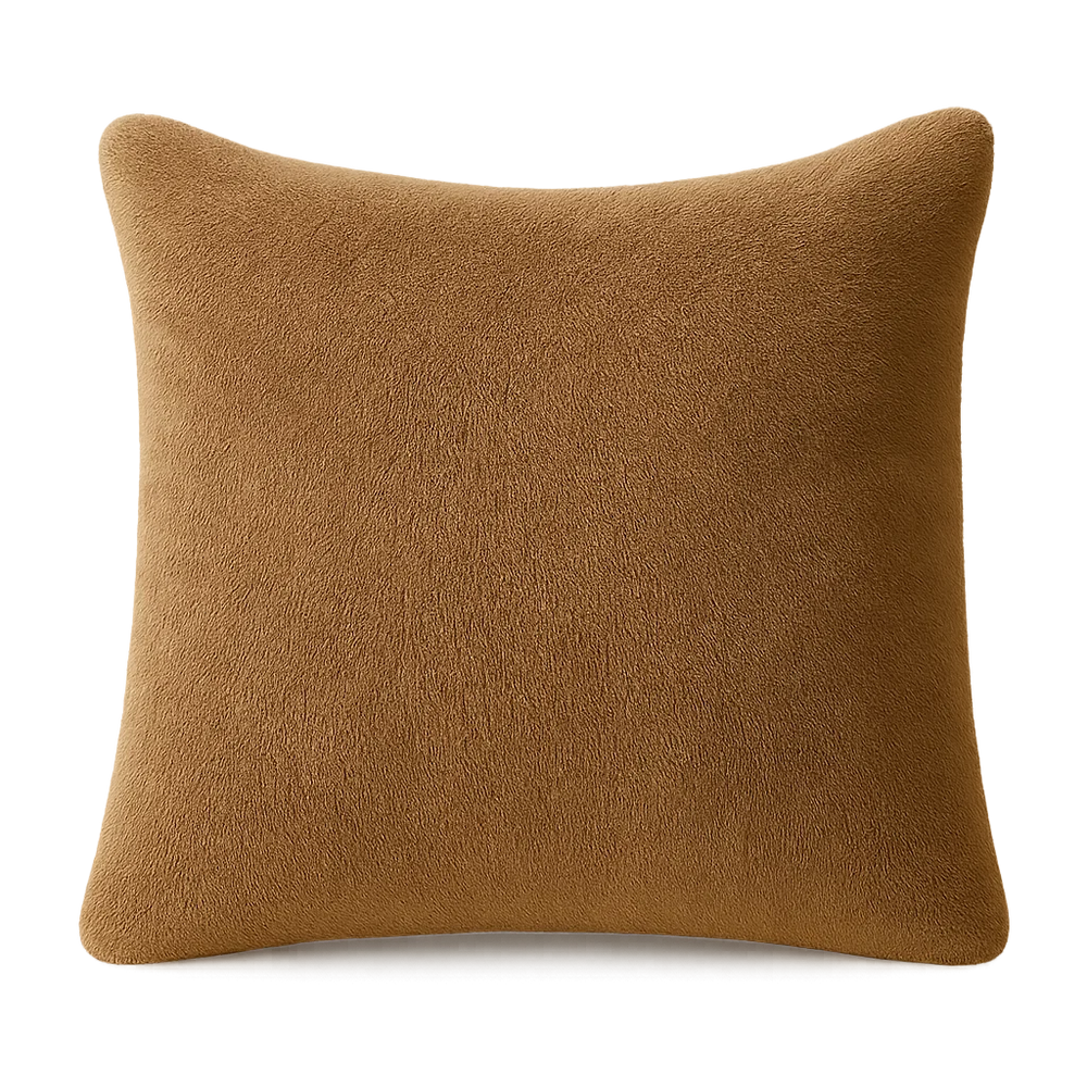 Teddy fleece kussensloop 60x70 cm - Mink - Per stuk